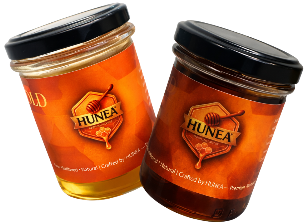 Hunea Honey jars