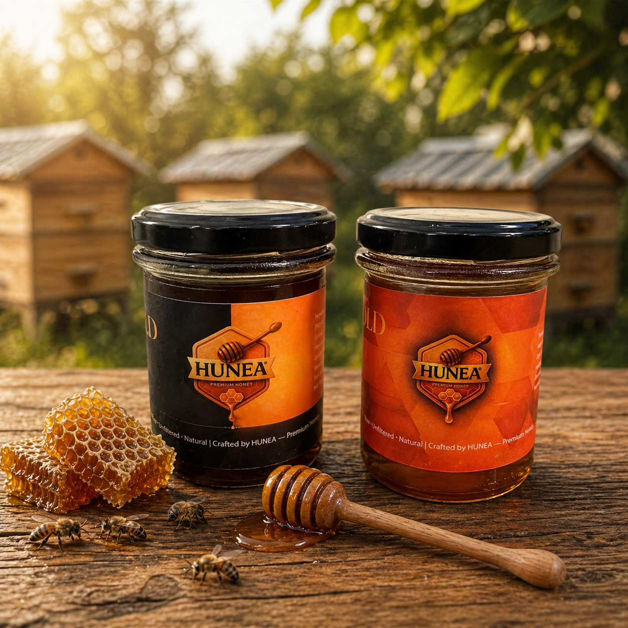 Hunea Black Gold jar